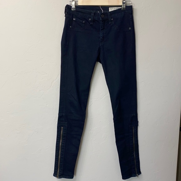 Rag & Bone jeans size 27. Side zippers. - Picture 1 of 11